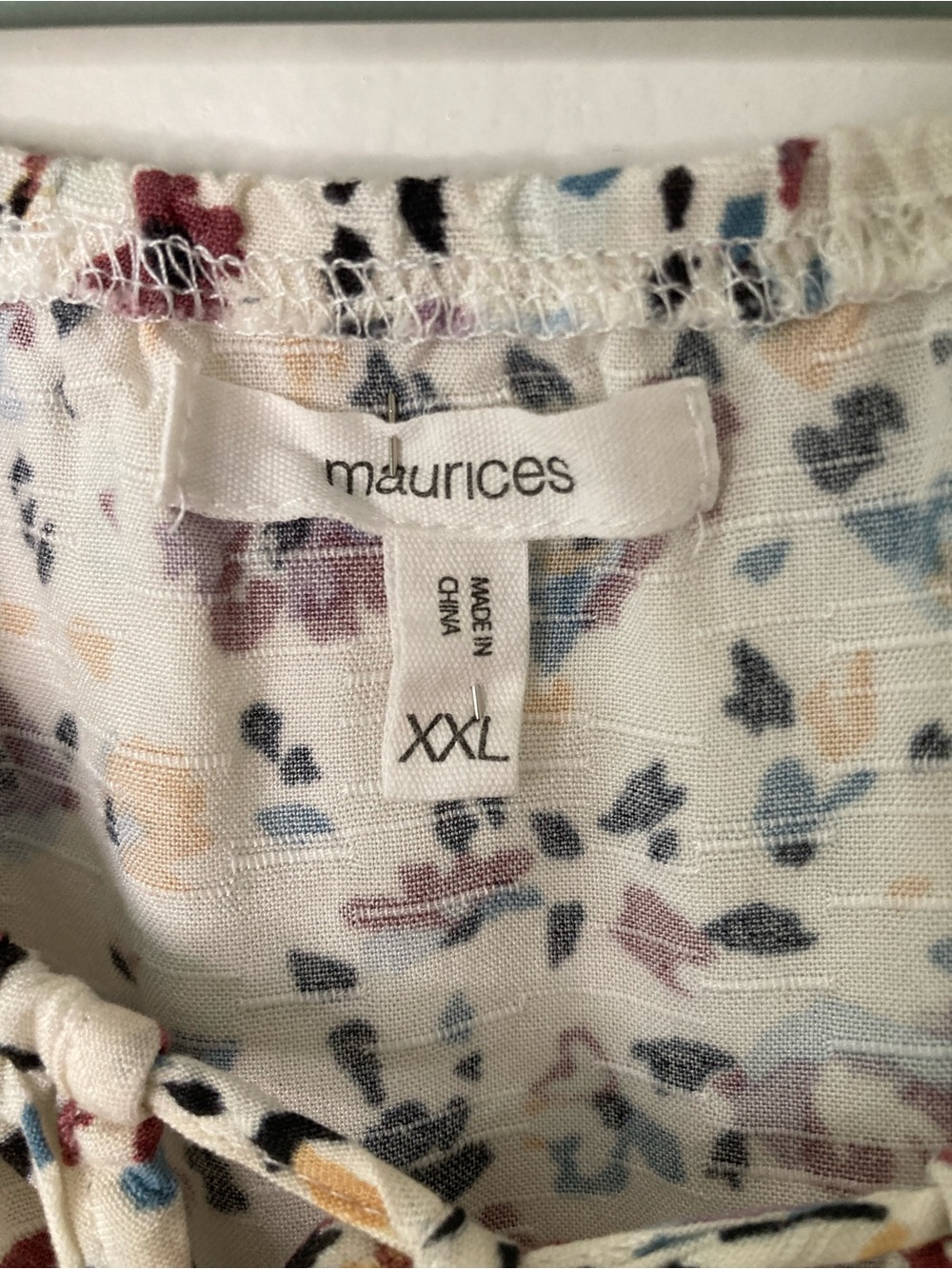 Maurices Floral Tiered Cami Tank Top XXL Plus Size Boho Babydoll - Picture 6 of 8